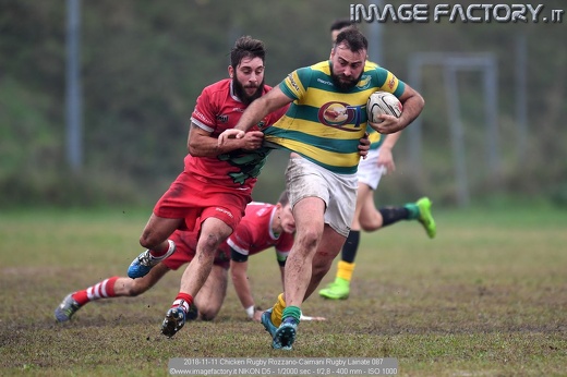 2018-11-11 Chicken Rugby Rozzano-Caimani Rugby Lainate 087